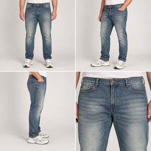 Hudson & Barrow NYC Jeans Mens 42 Blue Slim Stretch Faded Denim